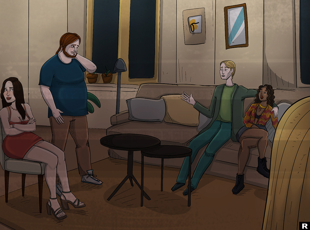 tgcomicsdotcom's tweet photo. Ella Cherry’s The Surprise — Two New Pages
by @_ellacherry 
https://t.co/0PTkWaFGrI
Mark wanted to get the girls out of the house before they discovered his pals were coming over to party…  Now it’s three guys and three girls… what could possibly happen? https://t.co/iyYz8ORMnC