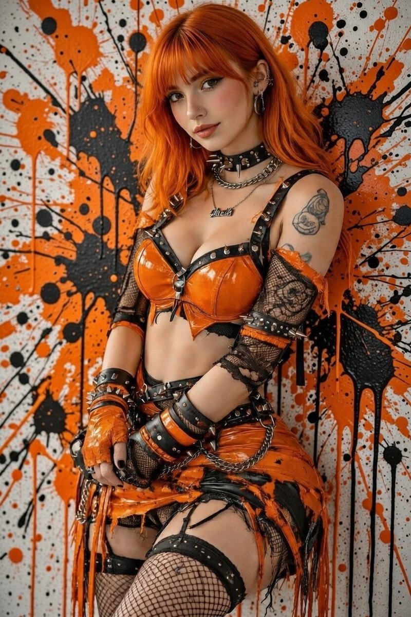 QT - Punk Orange Woman 🧡

Inviting:
<a href="/nerusay/">Ayşe Nur</a> 
<a href="/CozyLinaGirl2/">LinAi Dreams</a> 
<a href="/kathae909/">Kathleen D💫🧬</a> 
<a href="/ErikaRavenAI/">Erika Raven AI</a> 
<a href="/GeneralPatton83/">Patton</a>