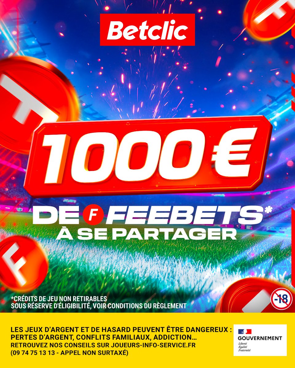 Bodo Glimt, Qarabag, Club Brugge... une soirée LDC qui vend du rêve 😅 

Alors pour vous régaler, 1000€ de Feebets* à se partager !! 🔥

RT + Donne ton pseudo en commentaire pour participer (participations illimitées) ✏️