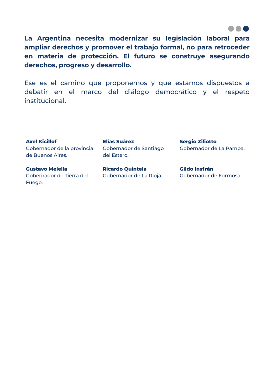 TRABAJO, FEDERALISMO Y DESARROLLO: EL CAMINO HACIA UNA VERDADERA MODERNIZACIÓN