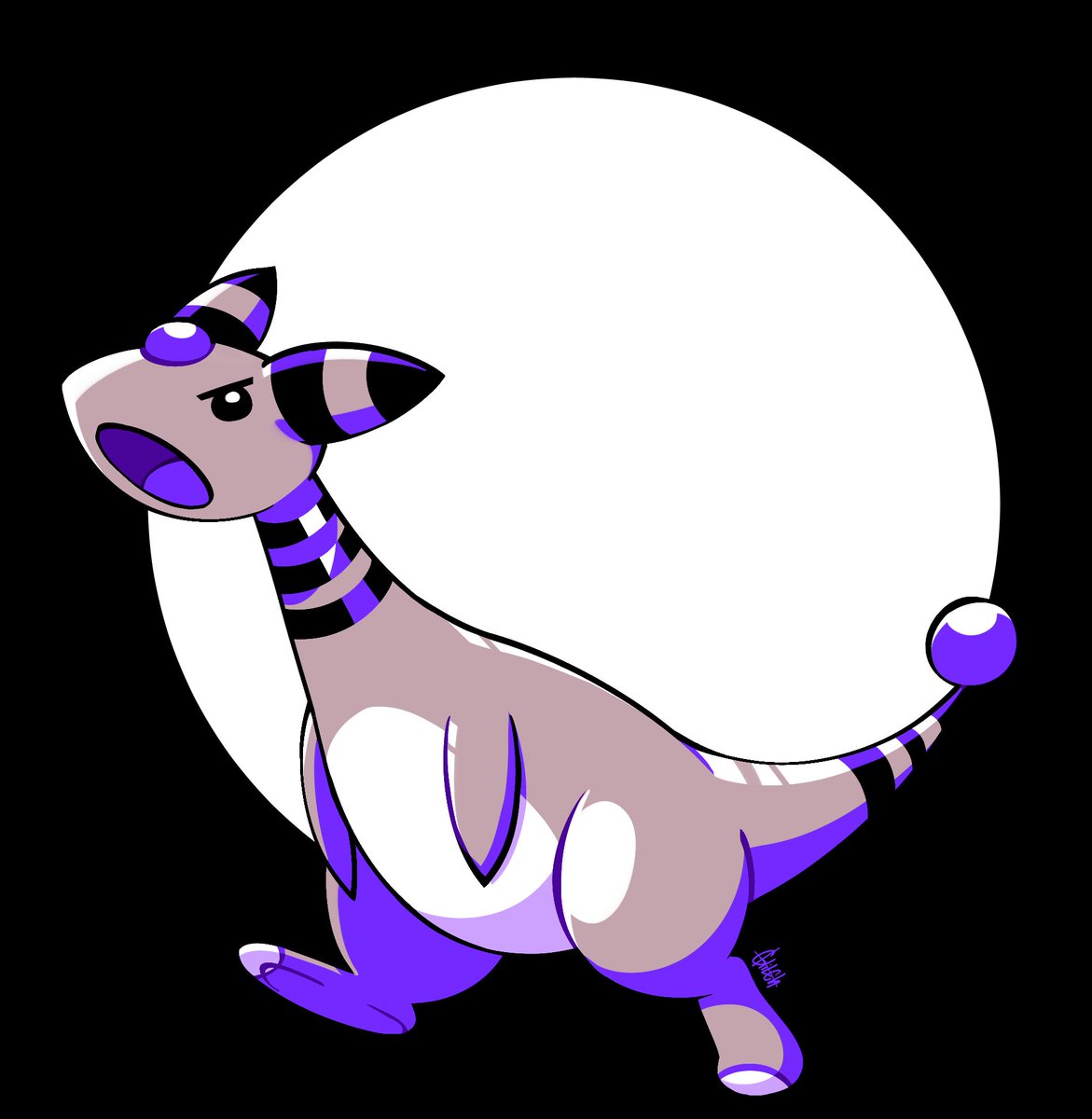 Shiny Ampharos with gold/silver colors.