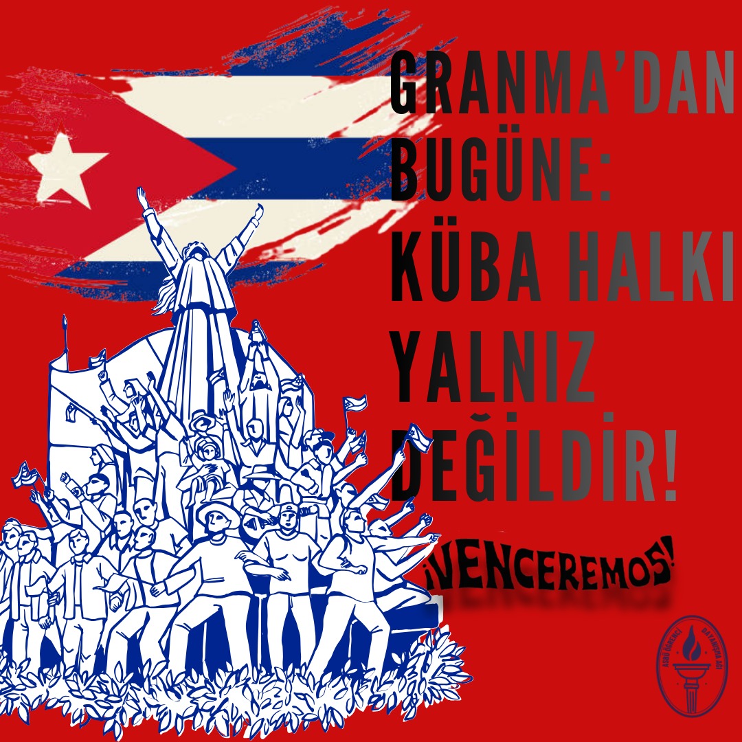 asbudayanisma's tweet photo. Küba halkının vanında olmak, ablukanın kaldırılması talebini yükseltmek ve dayanışmayı büyütmek için siz de imza verin!

https://t.co/AjuLeFASsM https://t.co/Wz7qSDn7jt