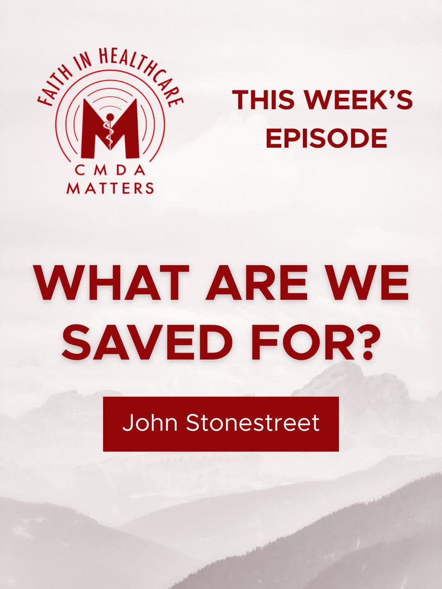 Faith In Healthcare: The CMDA Matters Podcast tweet media