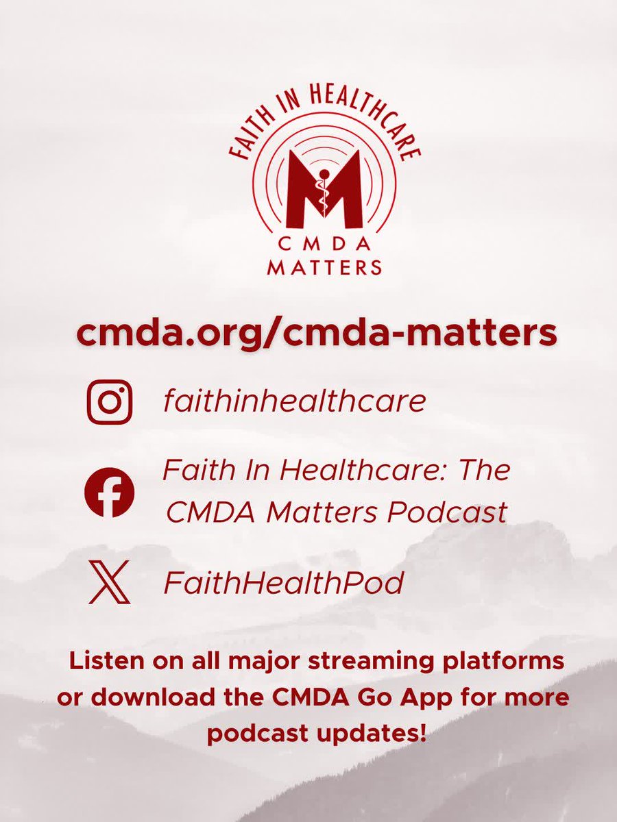 Faith In Healthcare: The CMDA Matters Podcast tweet media