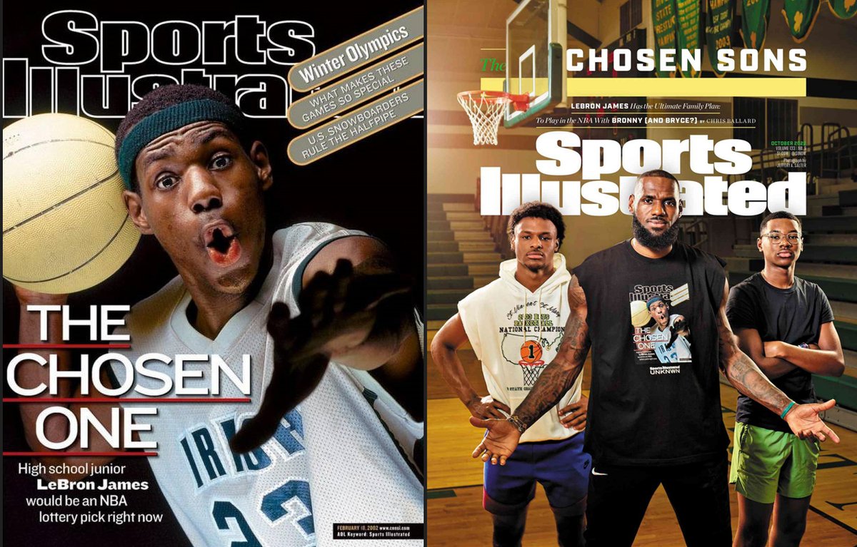 lebron james the chosen one sports illustrated