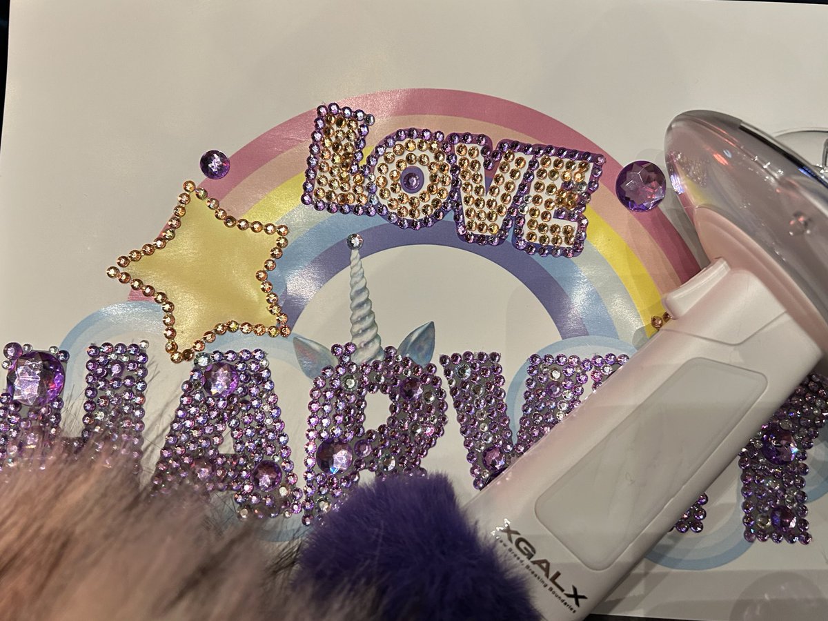 HARVEYのキラキラネームボード作ったよ💜🦄
#XG_2nd_WorldTour 
#XG_THE_CORE