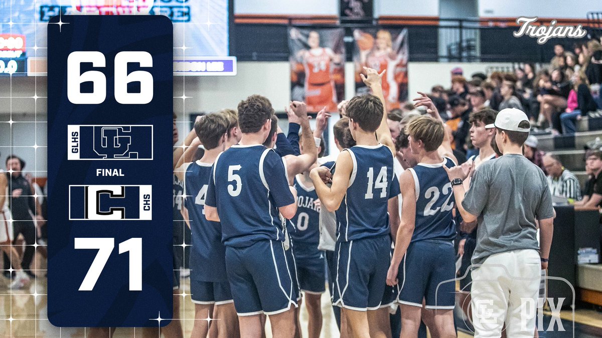 GordonLeehoops's tweet photo. The Trojans season came to an end Monday night with a tough loss to Coosa in the Region Tournament. The boys battled hard, but came up short. We appreciate the effort, commitment, and passion shown throughout the season!

C. Wood- 30pts 3rbs
M. Angel- 10pts 13rbs
W. Chambers- 9pt https://t.co/W5xXmjnucc