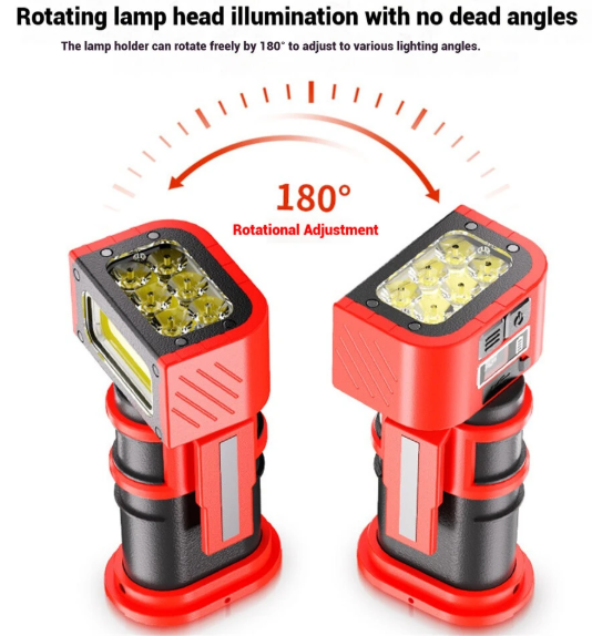 Supxbt's tweet photo. Portable Magnetic Waterproof Work Light Type-C Rechargeable LED Flashlight with Digital Display https://t.co/CReqyzyLYh