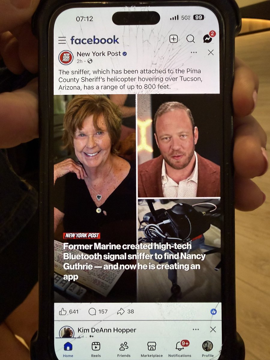 RockstarWifi's tweet photo. Wife showing me @HackingDave in the NY Post. Very few in the world can go from “I have this idea” to R&D in 24hrs and a beta shipped. Impressive bro. #warflying #DroneTech #blelocation https://t.co/NWkEO4YWSW