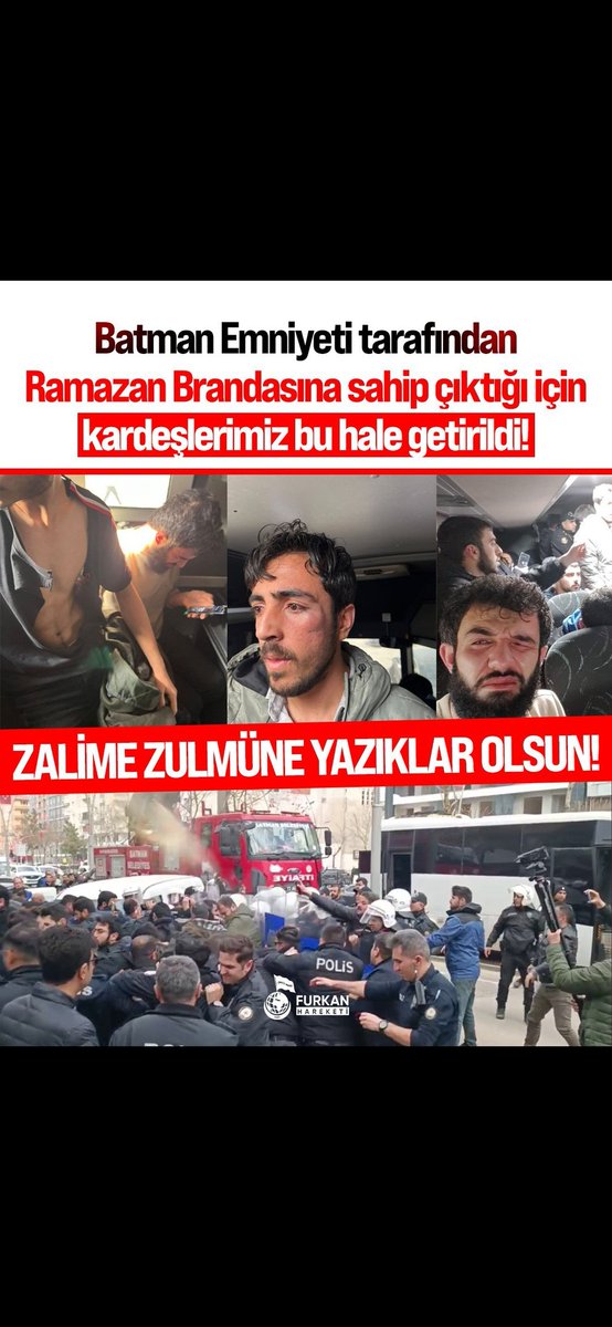 İsrail'den önce davrandınız!
Bu görüntüler her yıl Ramazan ayında ilk önce Gazze'den gelirdi. Şimdi Türkiye'den geldi.
Ramazan ruhunu ne yaparsanız yapın yaşatmaya devam edeceğiz!!

RamazanBrandasına SertMüdahale
#BatmanEmniyeti