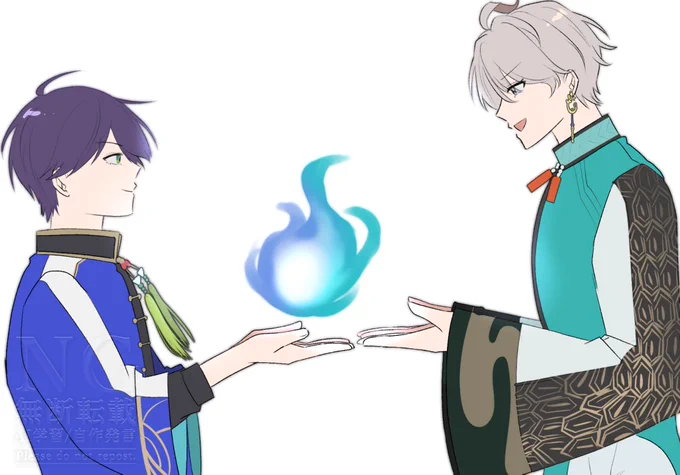 前描いてた四神