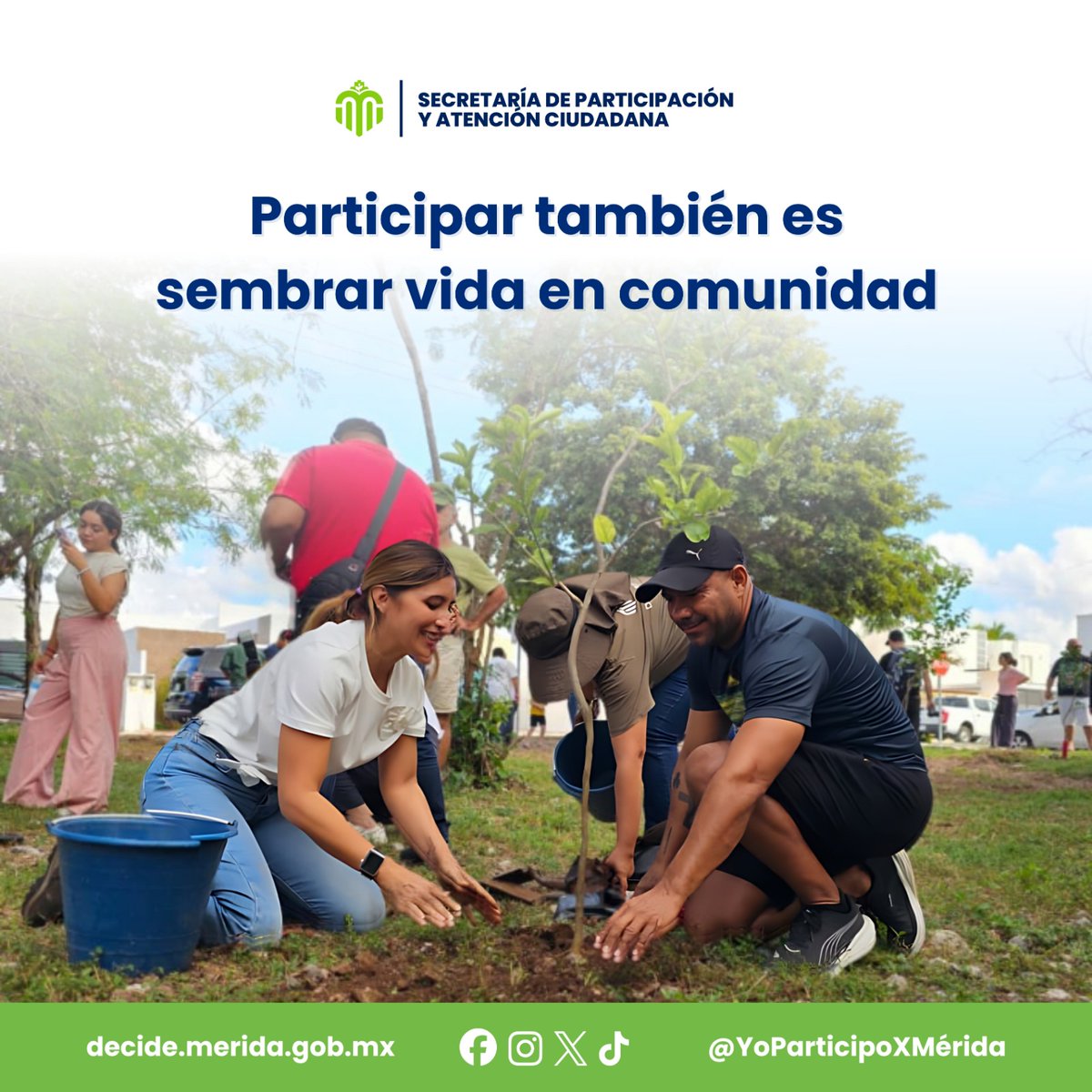 ¿Sabes qué hace a Mérida tan especial? ¡Tú! 👋🌟
Tu participación y tus ganas de mejorar nuestro entorno son lo que marca la diferencia. ¡Sumar esfuerzos es la clave para que nuestra comunidad siga creciendo! 🚀🏘️
#MéridaContigoEsMejor