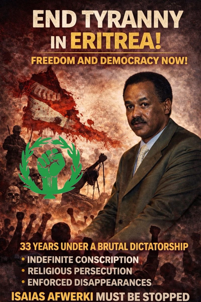 The future of a nation belongs to its people. Hope is stronger than fear. #TransnationalRepression #BlueRevolution #NoMorePFDJTerror  #RegimeChangeInEritrea <a href="/hrw/">Human Rights Watch</a> <a href="/amnesty/">Amnesty International</a> <a href="/Refugees/">UNHCR, the UN Refugee Agency</a> <a href="/UNICEF/">UNICEF</a> <a href="/UN_HRC/">UN Human Rights Council</a> @TiborNagy <a href="/martinplaut/">Martin Plaut</a> <a href="/mrubin1971/">Michael Rubin</a> <a href="/freedomhouse/">Freedom House</a> <a href="/dwnews/">DW News</a> <a href="/BILD/">BILD</a> <a href="/washingtonpost/">The Washington Post</a>