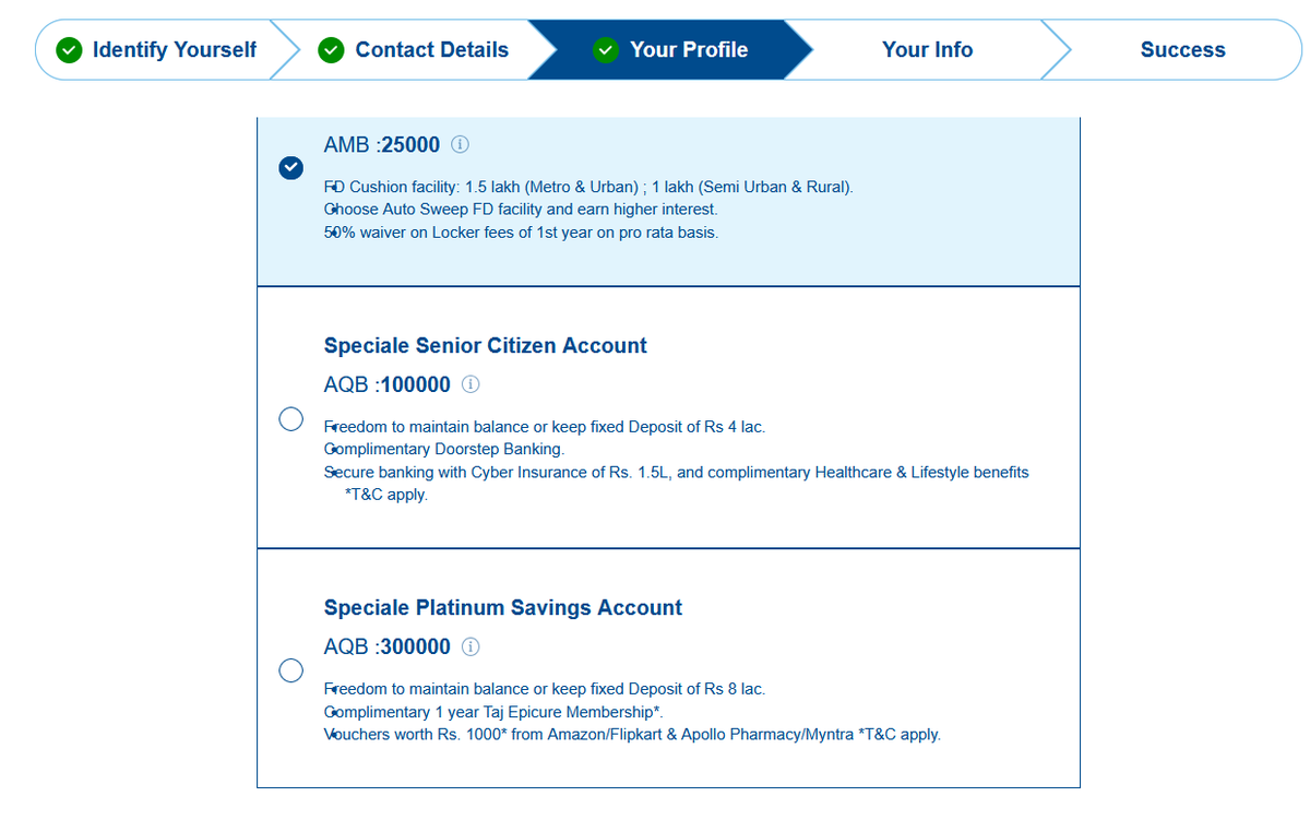 DivyanshuCSahu's tweet photo. @YourCardJourney @bethalaluka Only if I put 10 Lac as Annual Income, I am getting Senior Citizen Option with AQB 1 Lac https://t.co/dfEazZrhps