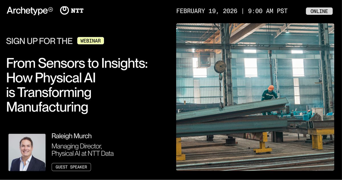 Archetype AI tweet media