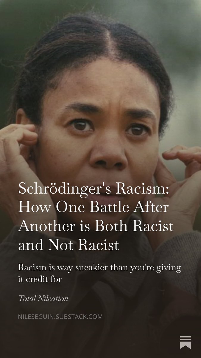 nileseguin's tweet photo. I wrote a piece on Substack about how One Battle After Another and how the debate around its BIPOC characters misses something important. If you disagree, tell me why. I am genuinely curious. #onebattleafteranother #film #mediacriticism #storytelling #screenwriting https://t.co/1Ue2bwJB7E
