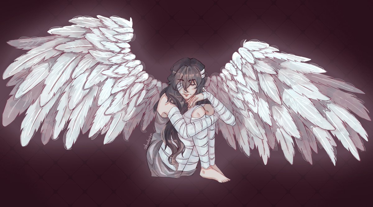 hadorinn's tweet photo. fem #dazai #bsd 
🪽❤️‍🩹 https://t.co/hfpFVchHXW