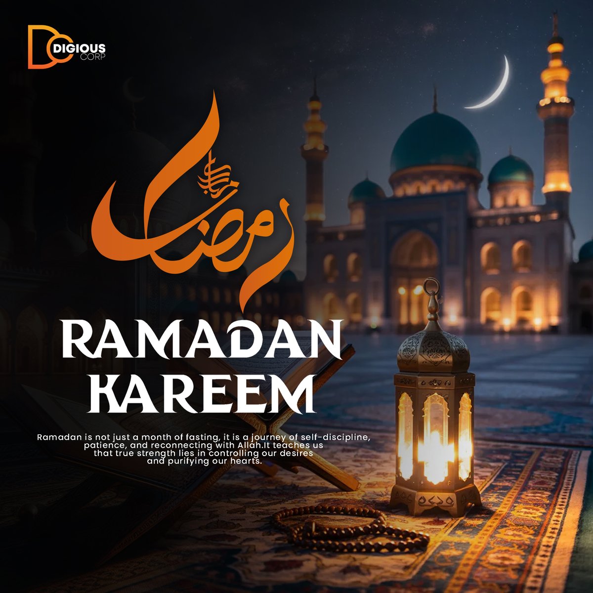 DigiousCorp's tweet photo. Ramadan Mubarak 🌙✨

A month of mercy, forgiveness, and countless blessings.

#RamadanMubarak #Ramadan2026 #wearedigious #digiouscorp https://t.co/cG2HWN0qbQ