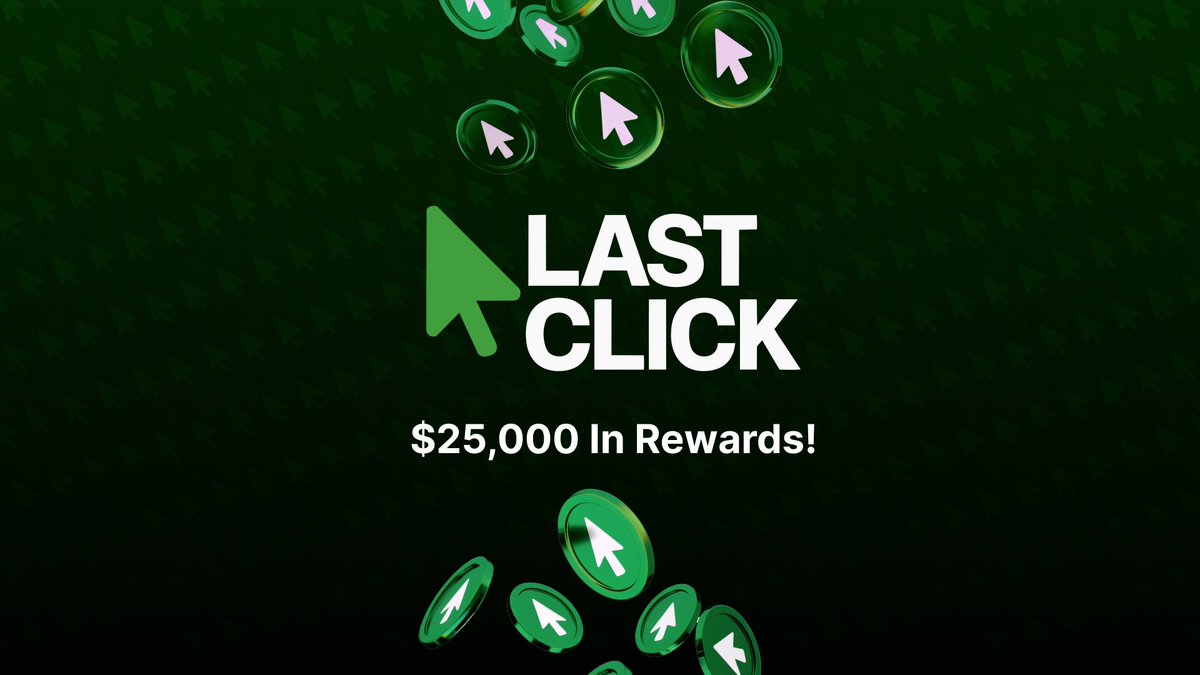 🚨 The biggest $LASTCLICK competition starts NOW 🚨

💰 $25,000 in rewards up for grabs
🔥 Compete, complete quests, and climb the leaderboard
⚡️ Don’t miss your chance to win big with the $LASTCLICK community

Join here 👇
zealy.io/cw/lastclickso…