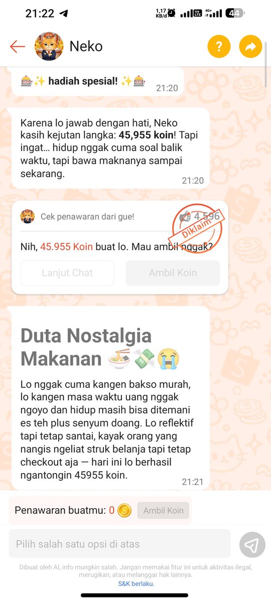 bbbuniess's tweet photo. @tanyarlfes day 2 main neko wkwk baru ini dapet banyal https://t.co/NgJTLzoVxt
