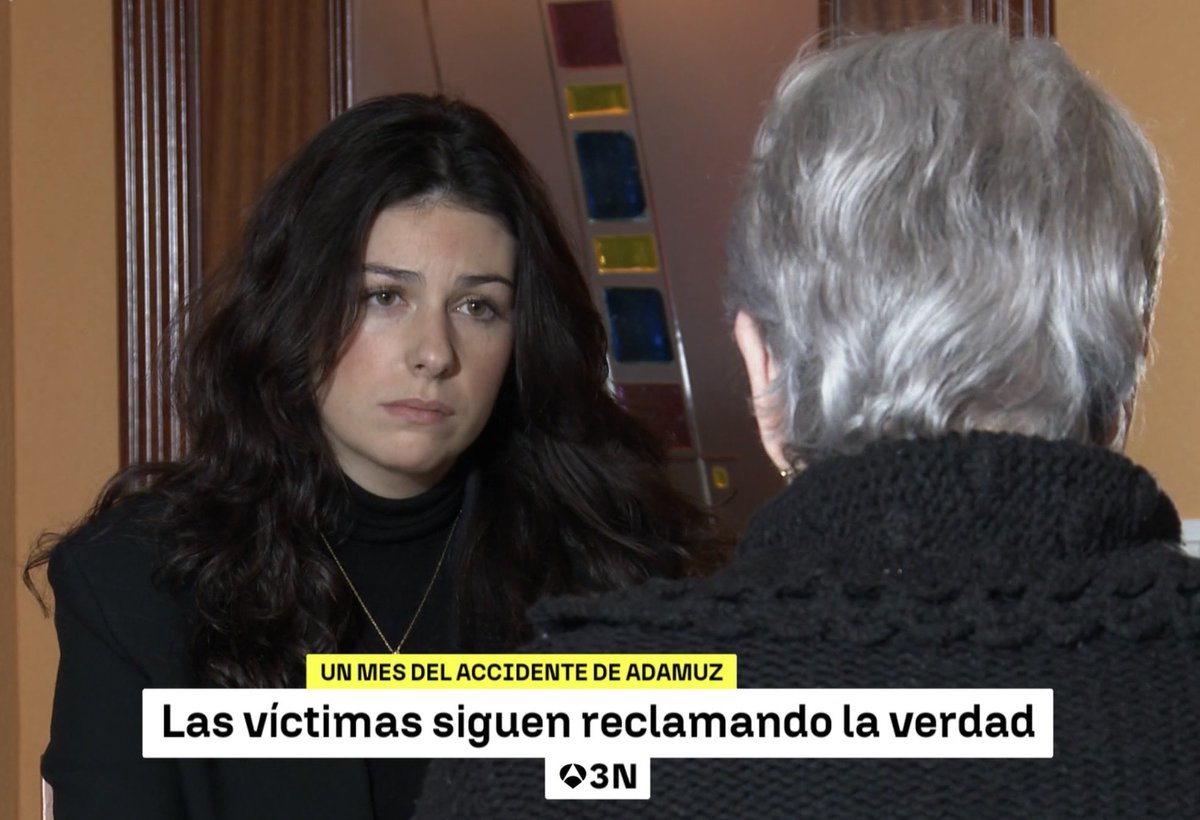 “No quiero que nadie dimita. Quiero que vayan a la cárcel”
Hay víctimas de la tragedia de Adamuz todavía en la UCI 
Siguen sin recibir explicaciones y siguen sin ver que se haga justicia.