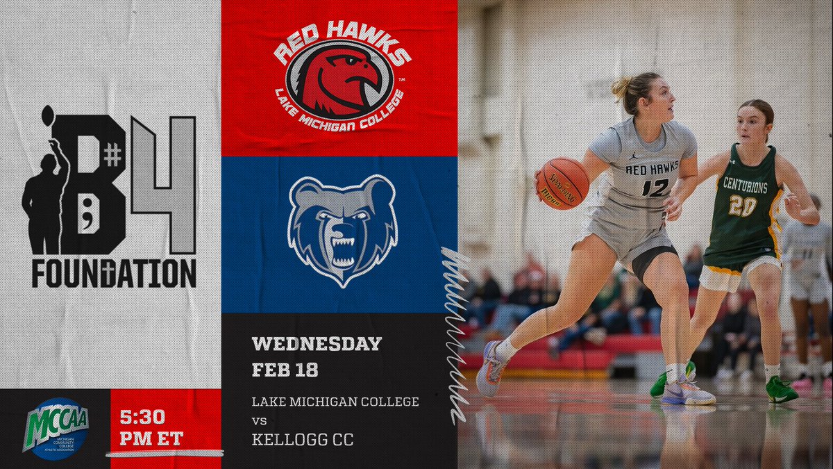 Lake Michigan College Red Hawks WBB tweet media