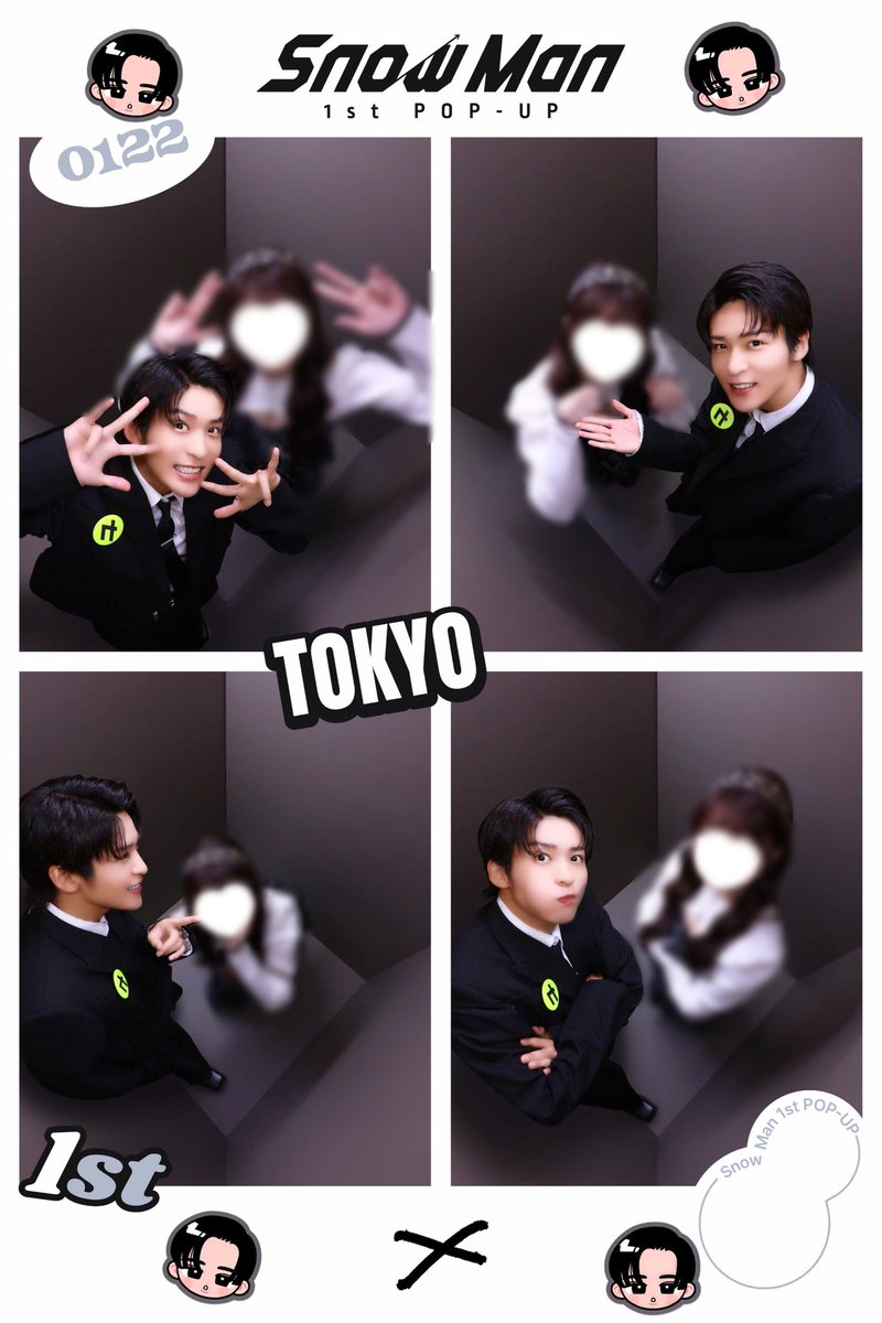 SnowManポップアップストアで念願の推しとプリクラ撮れて神😭一生の