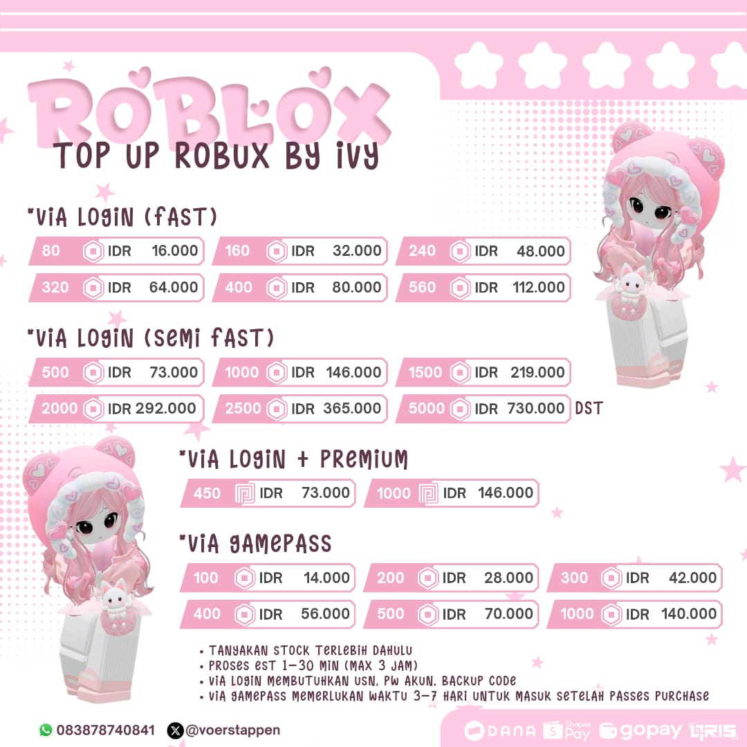 Ivy, order fsr on wa! tweet media