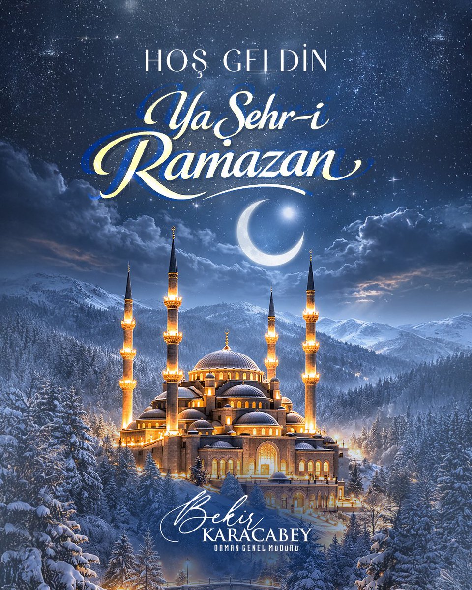 Tüm İslam âleminin ve milletimizin Ramazan-ı Şerif'lerini yürekten tebrik ediyor; Ramazanın rahmetinin ve bereketinin bütün gönüllere girmesini Yüce Allah'tan niyaz ederim.

Ramazan-ı Şerifimiz mübarek, dualarımız kabul olsun. Hayırlı Ramazanlar.
