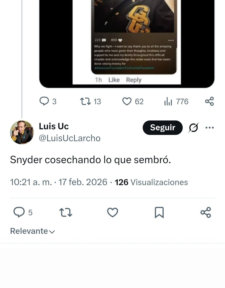 Snyder solo dirigió películas.