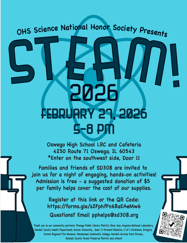 Updated STEAM 2026 information