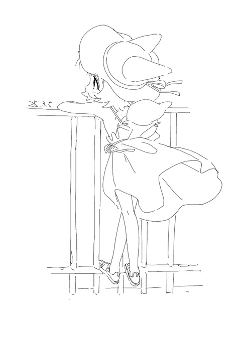 白ワンピ(ほぼエプロン)