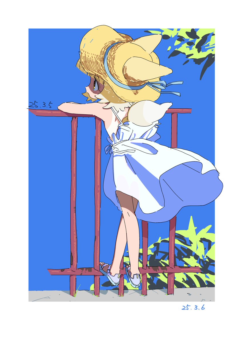 白ワンピ(ほぼエプロン) 