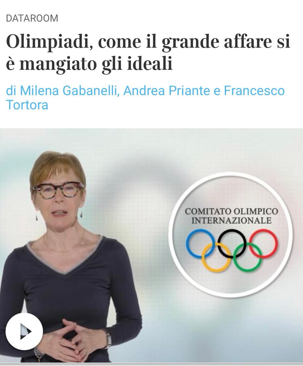 Comunque, a proposito di costi, l'anagramma di
"OLIMPIADI INVERNALI" è
"ROVINI PIL DEMANIALI".
Giusto così, per saperlo...