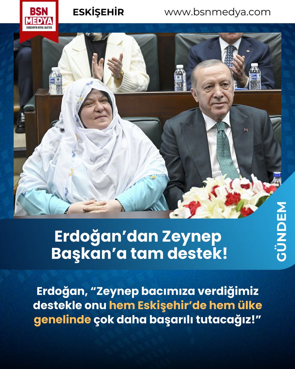 Erdoğan, “Zeynep kardeşimizin Mihalgazi’de verdiği mücadele sıradan bir mücadele değil” diyerek Zeynep Akgün'e açık destek verdi.

Ayrıntılar için 🔗
bsnmedya.com/haber-erdogand…

#eskişehir #bsnmedya