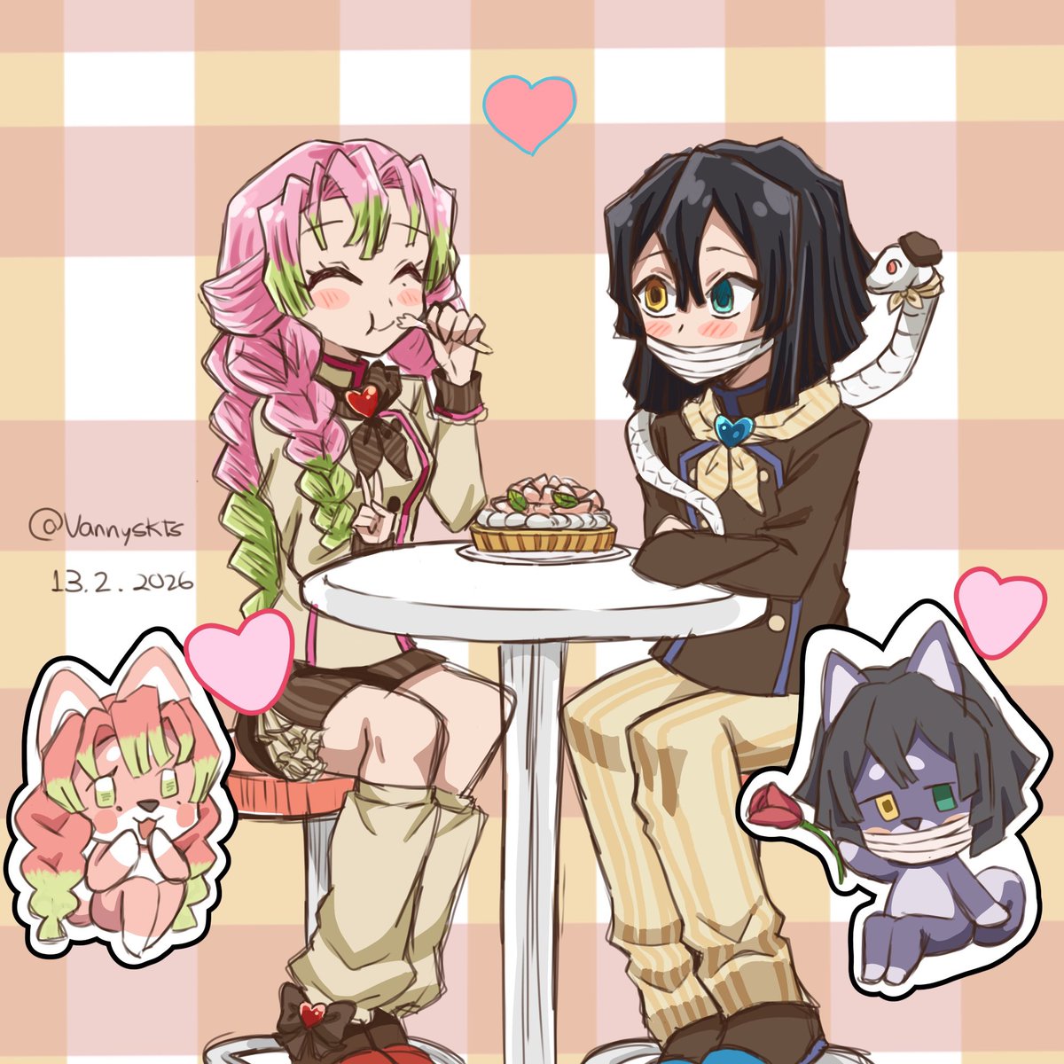 I forgot to post this art for Valentines day
#obamitsu #mitsurikaronji #obanaiiguro