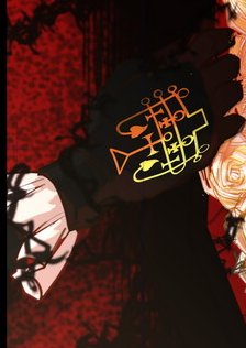 サバジオスの悪魔の棘、最後の小話
今回最終巻では悪魔全員が棗の葬式をしていますが、一人だけ「棘」が絡まっています。これは物語最終で誰が力を手に入れたのかを示しているんですが・・・
残念ながら実際の単行本の画面比率では見切れちゃいまして無駄なこだわりに・・・ 