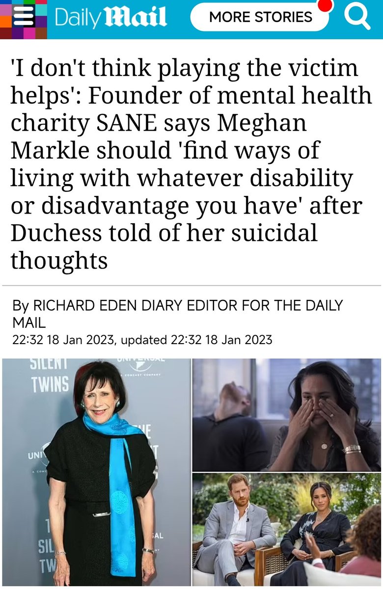 Oh William...Let me search the archives.... Here it is, didn't this f**king clown and his lazy social climber wife have their friend from Sane Foundation attack Meghan when she mentioned her mental health?