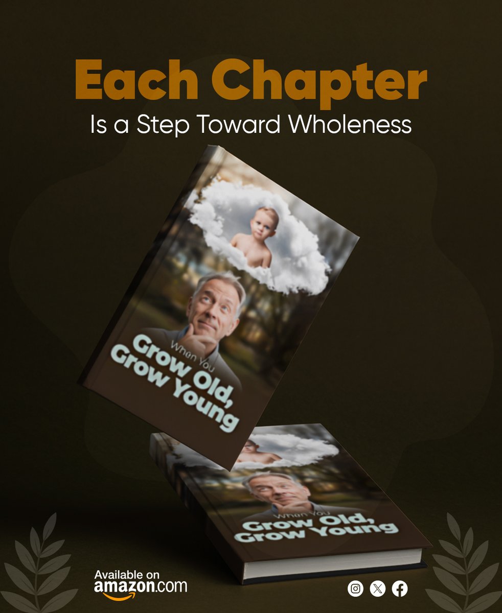 AuthorPetersan's tweet photo. This isn’t just a memoir, it’s a map to healing.
Every chapter in Philip’s story is a reflection of a life lived with depth, discovery, and quiet courage.

Begin your transformation today with “When You Grow Old, Grow Young.”

#FearlessLiving #StepIntoGreatness #OvercomeFear https://t.co/vE5u7nbKWO