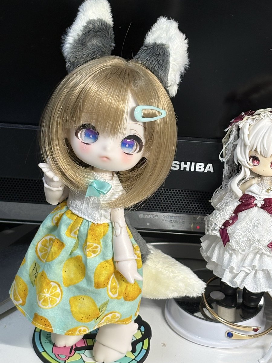 デカティーユチャン、そういえばぬいに着けてるお耳と尻尾使えるのでは