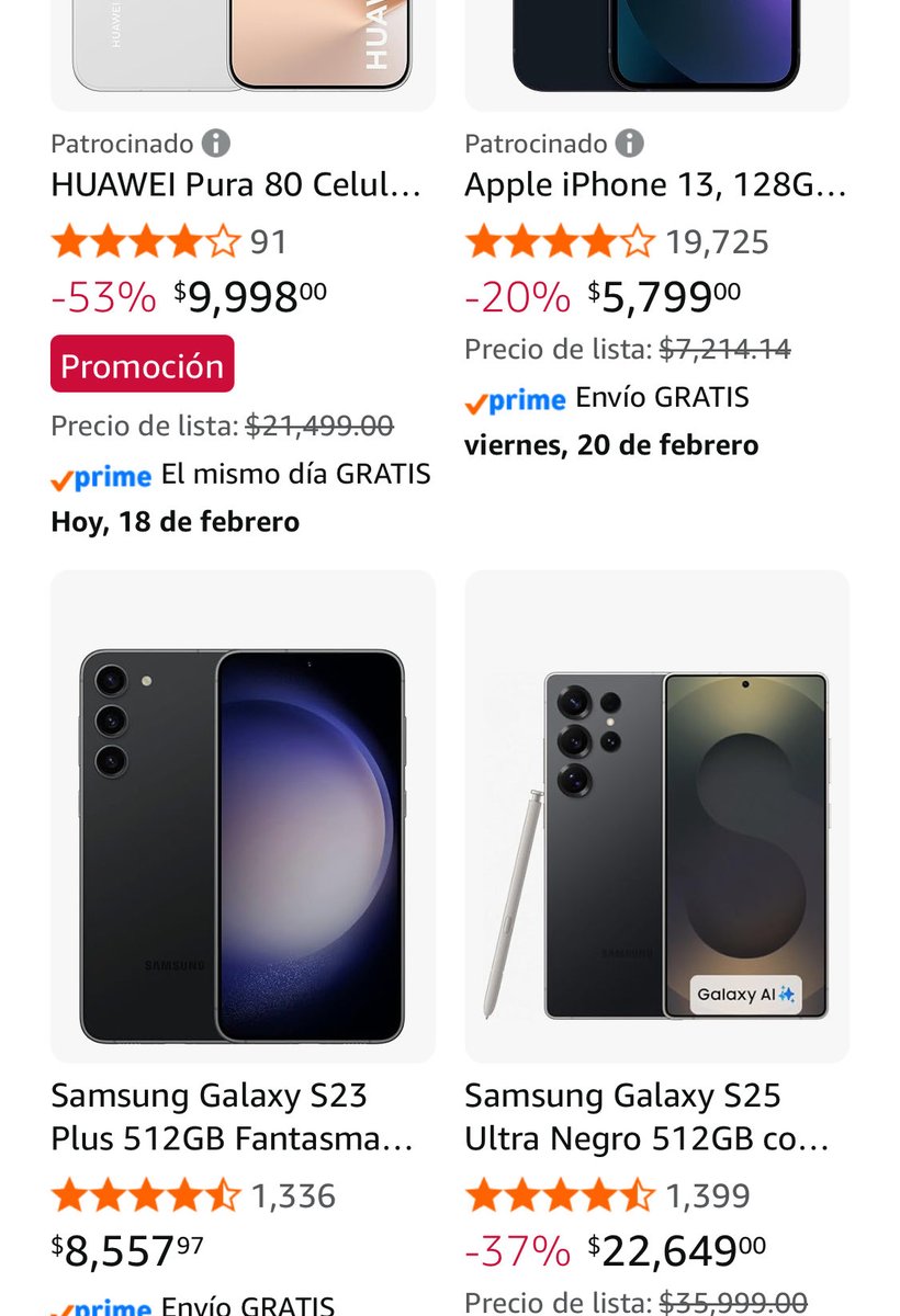 Estaba viendo teléfonos y ya sale mucho más barato un iPhone reacondicionado que cualquier Android