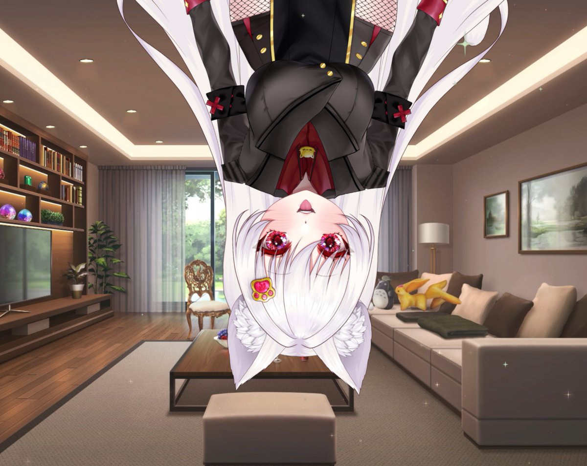 Good morning~🌸

Ceiling cat says is day off TODAY, Fizzy is eepy and exhausted, let's get wicked tomorrow #vtuber #ENVtubers