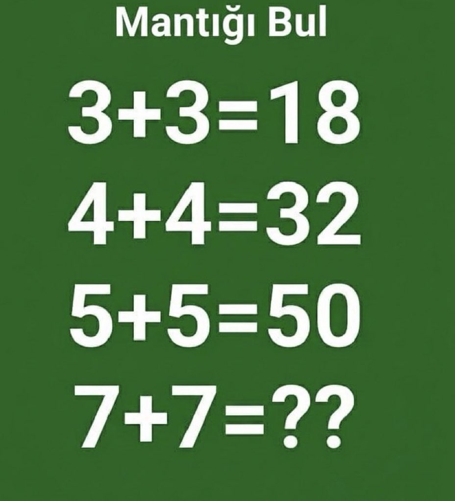 İnsanların %98’i yanlış cevap veriyormuş. Sorudaki mantığı bulup çözebilecek var mı? Bilene mavi tik alıyorum!