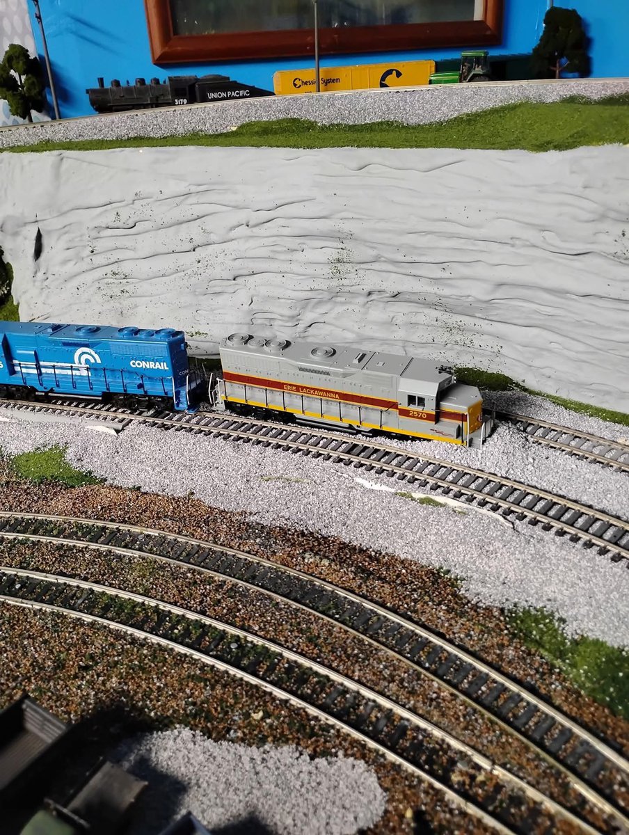 Cursed Model Trains tweet media