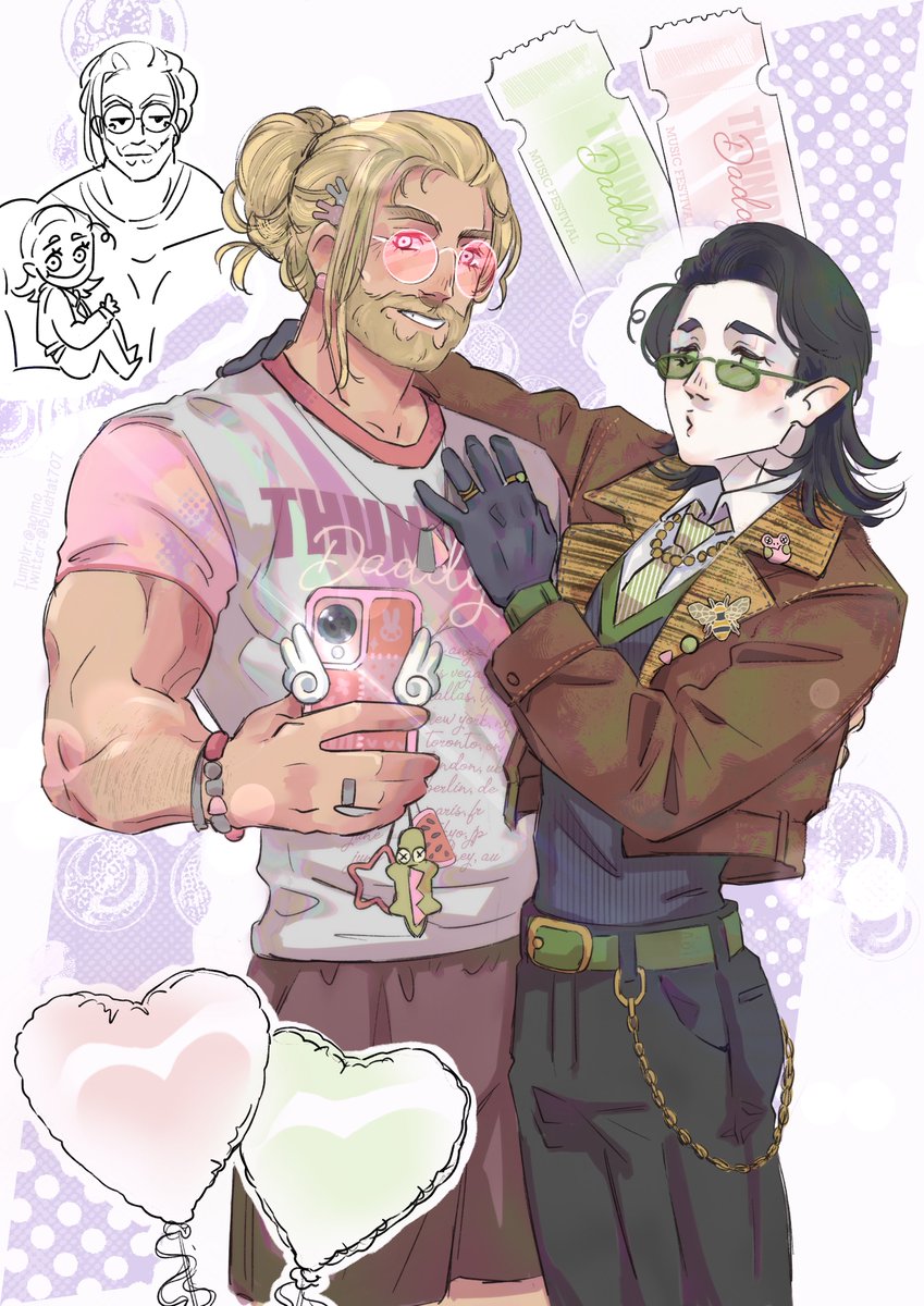 Concert Night Out  🎉 

And Happy Valentine’s!… 
…ᴄᴜꜱ ᴀᴍ ᴀʟᴡᴀʏꜱ ʙᴇʜɪɴᴅ…  ​ 💔🫣

#loki  
#thorki  ⚡️🐍