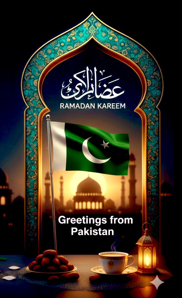 Ramadan is a blessed month for everyone who seeks repentance. From Pakistan, we send our heartfelt wishes and prayers for Ramadan to the entire Muslim Ummah and the whole world. May Allah establish peace in the world and create brotherhood in the Muslim Ummah. 
#RamadanKareem