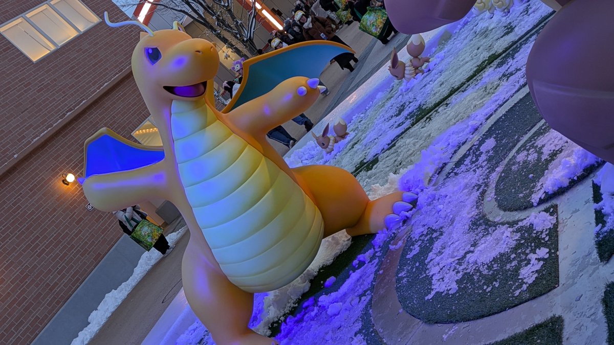 今日はカイリューの日！！ ポケパークでも迫力あって可愛さもある