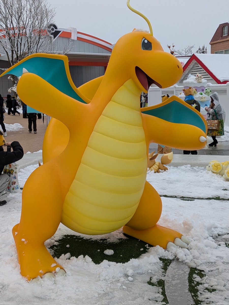 今日はカイリューの日！！ ポケパークでも迫力あって可愛さもある