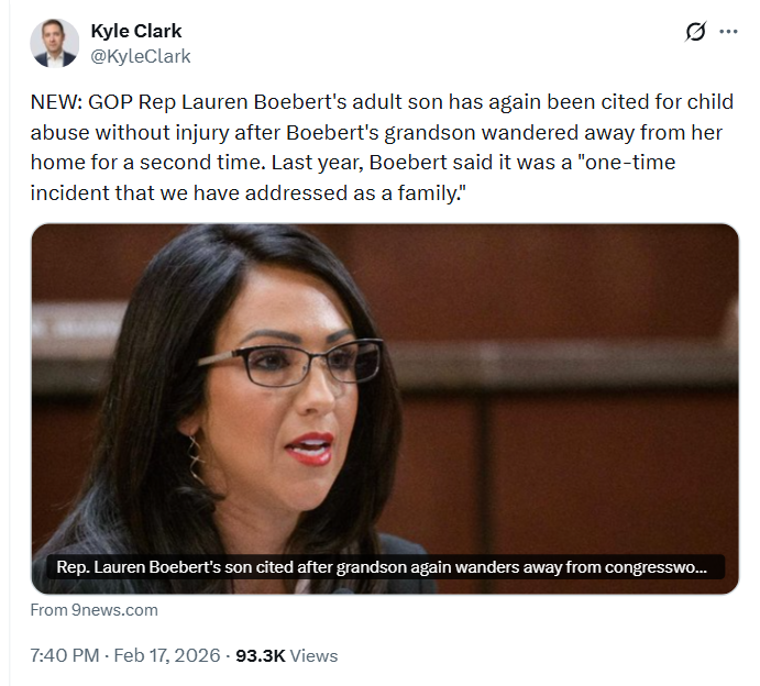 's tweet image. This week in @HouseGOP family values.

#GOPHypocrisy #TX23 #txlege #CO04 #copolitics